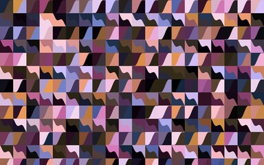 Dark Pink, Yellow vector abstract polygonal pattern. An elegant bright illustration with gradient. The template can be used as a background for cell phones.