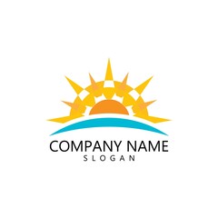 sun illustration logo