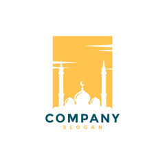 simple mosque logo
