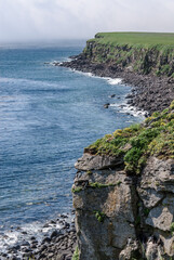 View of St. George Island, Pribilof Islands, Alaska, USA