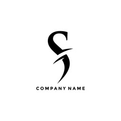 simple monogram S logo