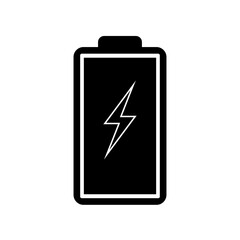 Accumulator icon, battery icon isolated on white background. Vector illustration