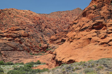 Snow Canyon State Park located in Utah