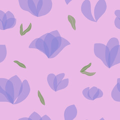 Seamless floral pattern for wallpaper
