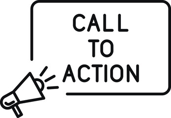 Call to action icon