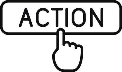 Call to action icon