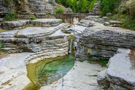 Papingo Rock Pools. Very beautiful and interesting pools formed in rock by micro waterfalls and streams of water.
