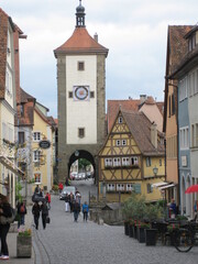 Naklejka na ściany i meble Torturm in Rothenburg ob der Tauber