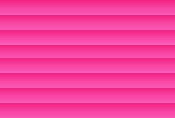 3d illustration Straight lines or shiny horizontal stripes with shadow and light on Pink gradient texture. Abstract luxury stripe gradient background. Trendy Attractive pattern for ad, banner, texture