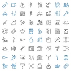 utensil icons set