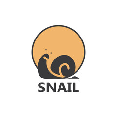 Snail logo vector template icon design