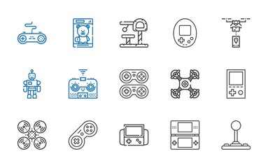 controller icons set