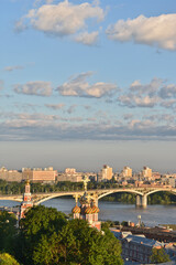 Panorama of the Nizhny Novgorod waterfront