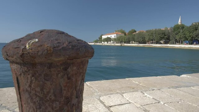 Adriatic Sea and promenade, Zadar, Zadar County, Dalmatia region, Croatia