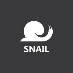 Snail logo vector template icon design