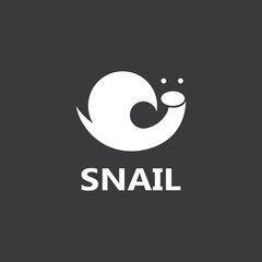 Snail logo vector template icon design