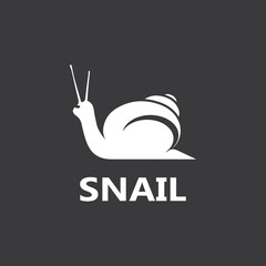 Snail logo vector template icon design