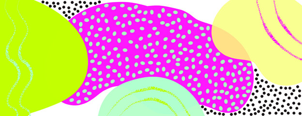 Bright modern background illustration for printing, screen saver, background, textile, packaging, cover.