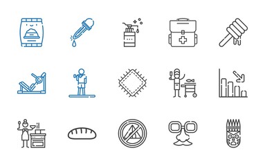 healthy icons set