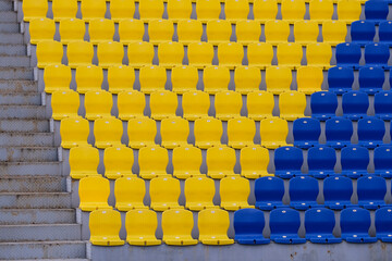 Fototapeta premium Spectacular stands at the sports stadium