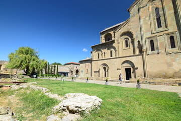 Fototapeta na wymiar Mittelalterliche Swetizchoweli-Kathedrale in Georgien