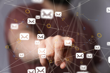 mail communication support contact concept service