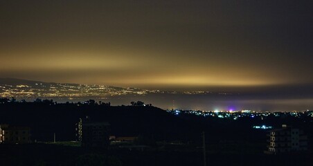 night view of the city