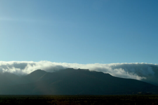 clouds over mountains (Camanchaca)