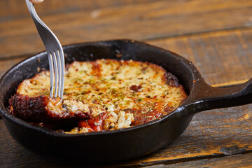 Provoleta Argentina / Provolone Cheese.
