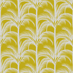 seamless pattern with tropical palms in two colors for unisex surface and fabric design