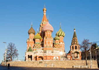 Fototapeta na wymiar St'Basil's Cathedral, Moscow, Russia