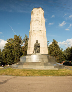 Monument of 850th anniversary of city, Vladimir, Russia