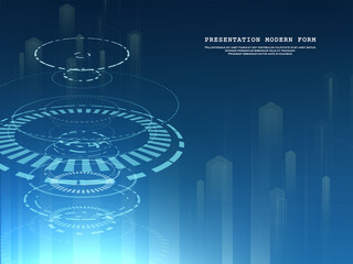 Obraz premium Abstract technology background