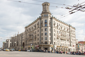 May 1, 2016. Moscow, Russia. Tverskaya street