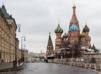 Obraz premium St'Basil's Cathedral, Moscow, Russia