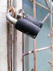 old rusty lock
