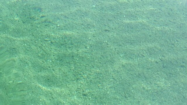 Crystal turquoise water in the Greek sea