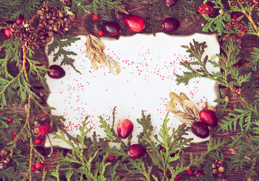 Christmas background with copy space.