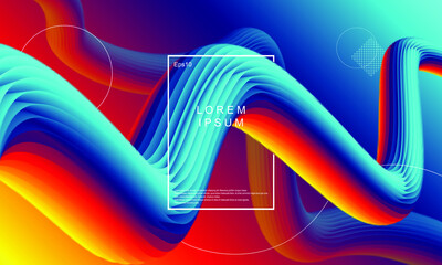 Dynamic 3D background with liquid shapes modern concept. minimal poster. ideal for banner, web, header, cover, billboard, brochure, social media, landing page.