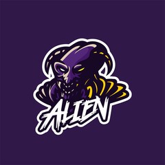 alien ant premium mascot logo template