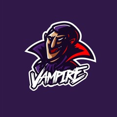 transylvania vampire premium mascot logo template
