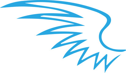 翼アイコンイラスト