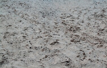 The texture of the sand on the river.