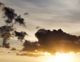 sky during sunset