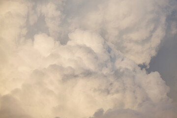 Thick white clouds are common and stormy