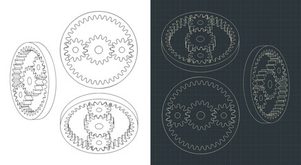 Planetary Gears Drawings