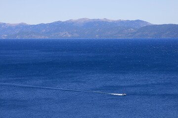 Boating on Lake Tahoe
