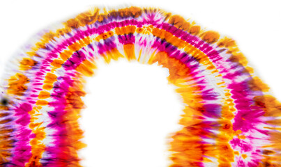 brilliant patterns made using tie dye