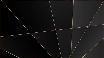 Black Premium Triangular Pattern. Silver VIP Rich Geometric 
