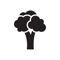 Broccoli icon vector illustration.